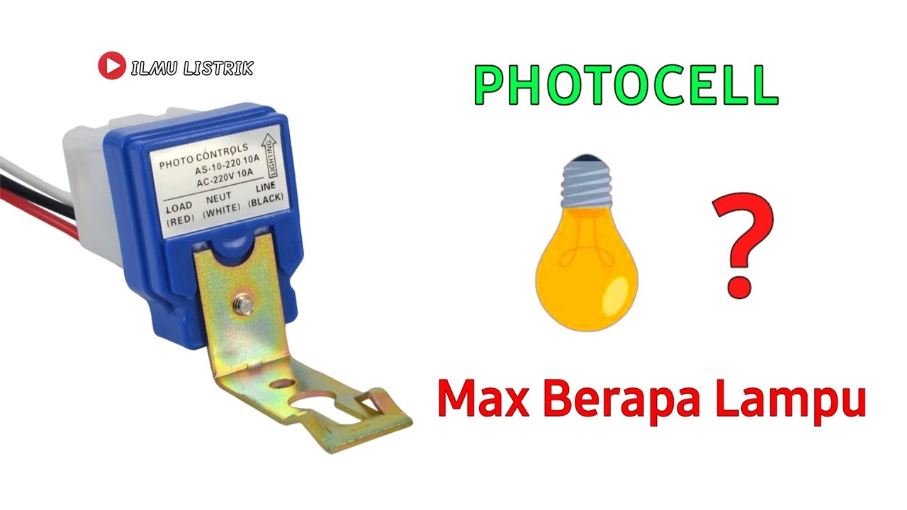 MENGEJUTKAN‼️1 Photocell Mampu Menyala Berapa Lampu❓