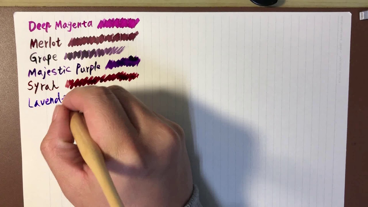 Diamine Purple series