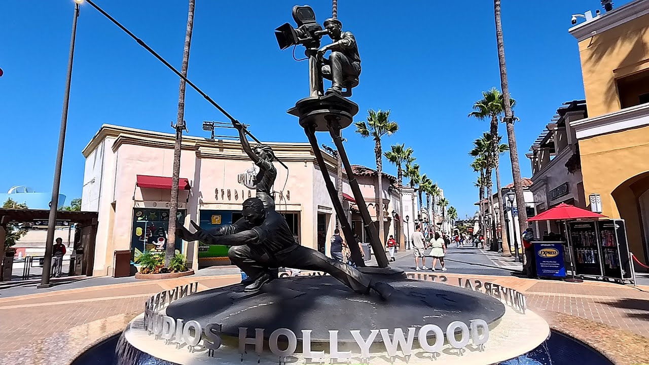 Universal Studios Hollywood Upper Lot Walkthrough (Full, with Characters on the Way)
