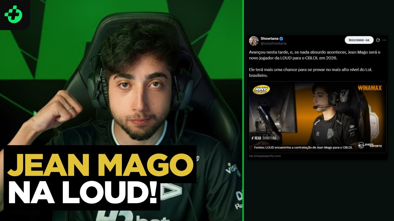 Jean Mago na LOUD e a prov&aacute;vel line up para o CBLOL 2026!