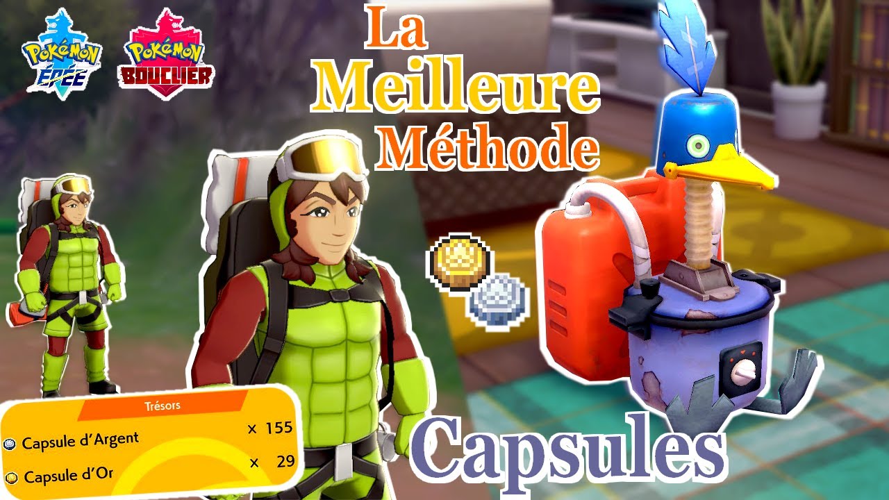 La meilleure m&eacute;thode pour farmer des capsules d'or et d'argent Pok&eacute;mon &Eacute;p&eacute;e et Bouclier !