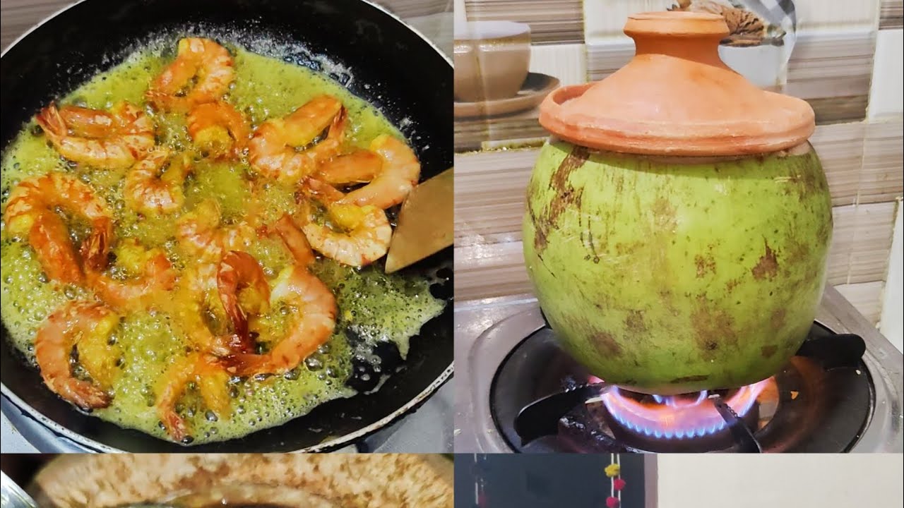 ডাবের মধ্যে চিংড়ি রান্না আসলেই মজাদার || Hira Chakma
