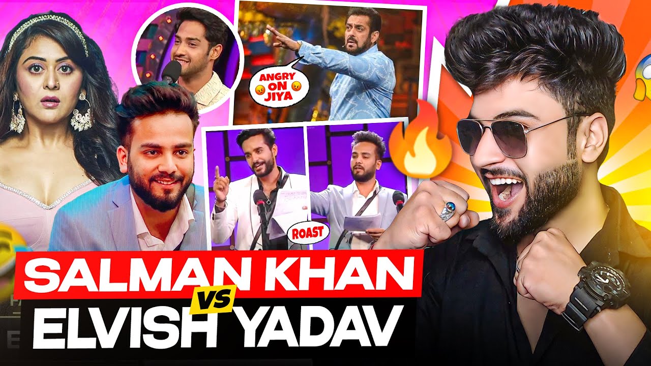 SALMAN KHAN VS ELVISH YADAV AND ROASTING  In BIGG BOSS || THEAJAYARORA