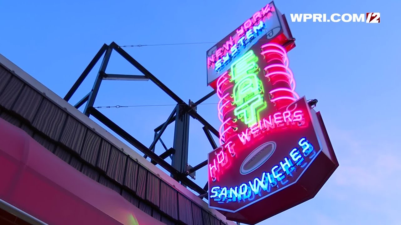 VIDEO NOW: Olneyville New York System debuts new, yet still iconic, sign