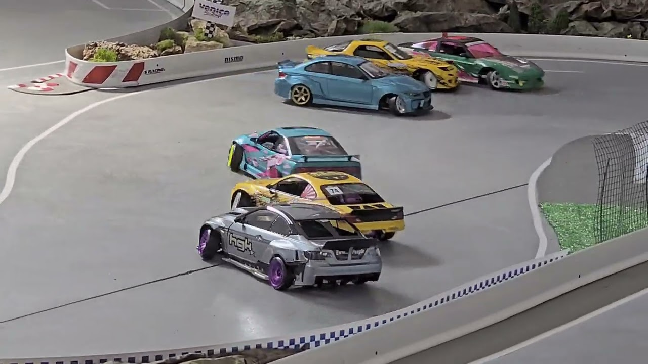 Overdose Galm Beastmoded first run @ Venice rc drift track in Italy
