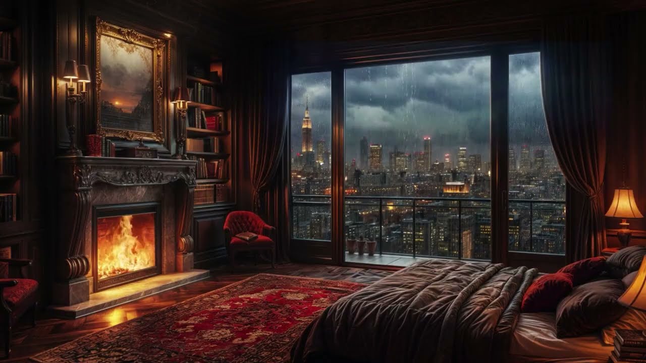 8 Hours Rain Sounds for Sleep | Calm & Relaxing Ambience #rainscene