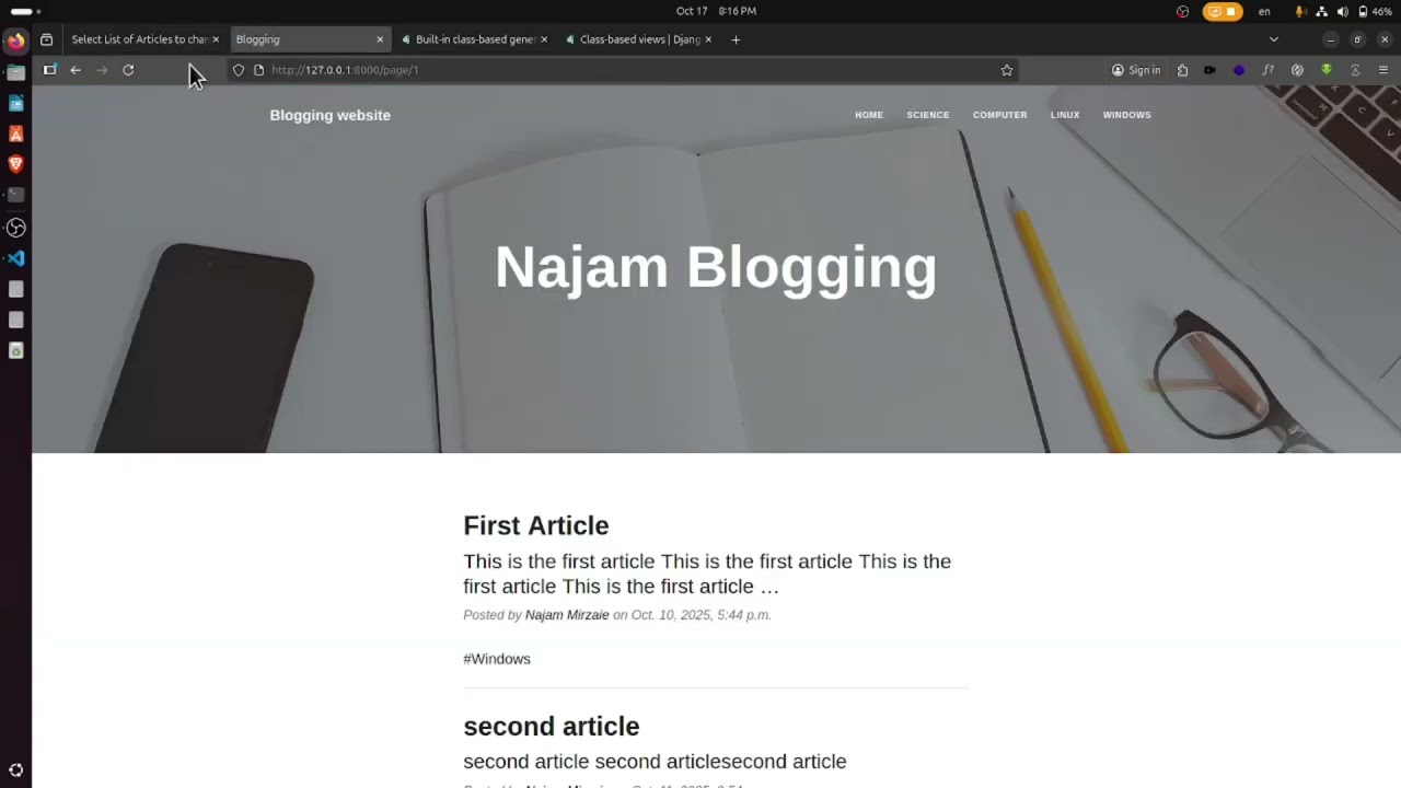 Учебное пособие по Django DetailView | Отображение данных одного объекта в Django