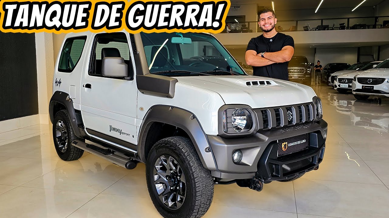 Suzuki Jimny 4Sport 2022 - Mais b&aacute;sico que CELTA, mais lento que FIESTA e mais apertado que KWID