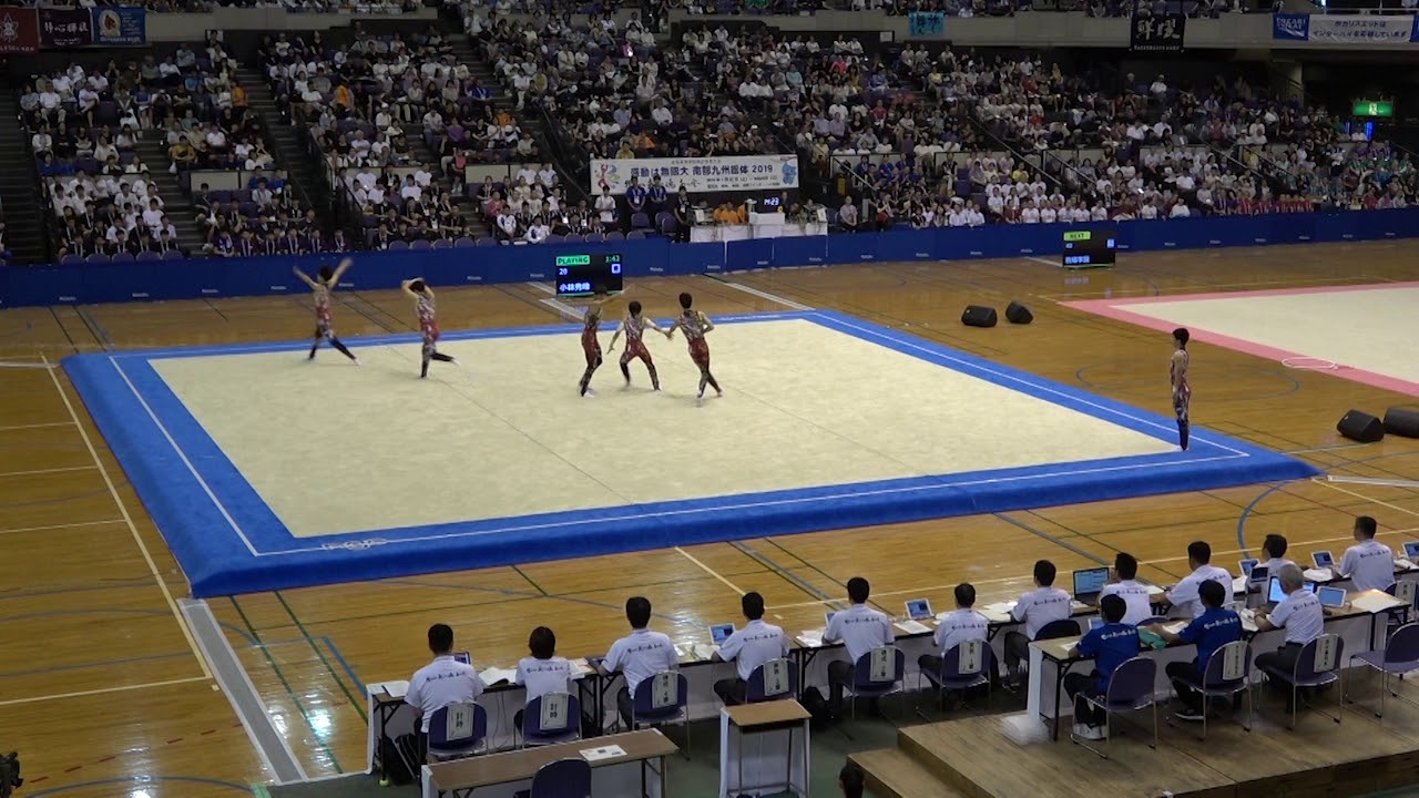 2019年IH 新体操 男子 団体 小林秀峰（宮崎）