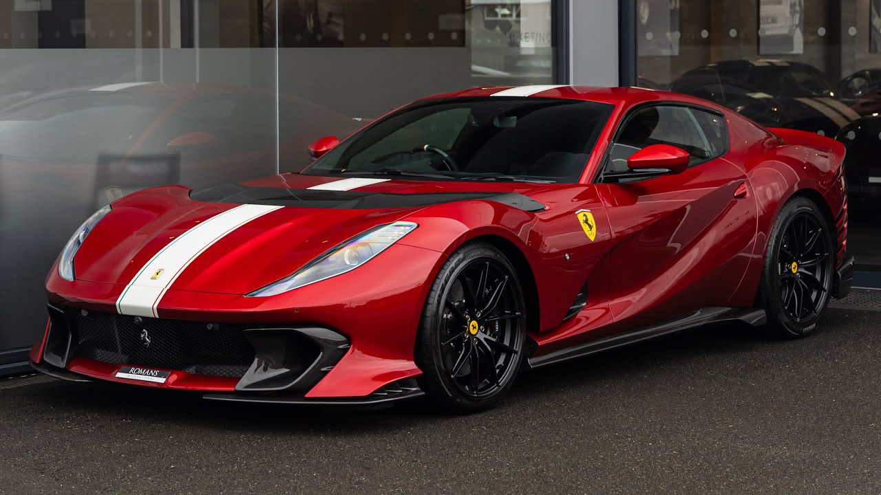 2022 Ferrari 812 Competizione - Rosso Monza - Walkaround + Engine & Exhaust Sound