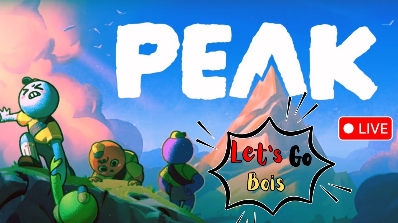 PEAK PART 2 🔴 LIVE | අද කඳු නගිනවා 😱 Co-Op Survival 