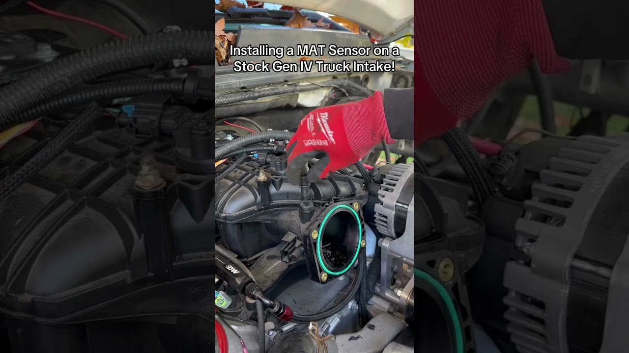 MAT Sensor install on Gen IV LS Truck Intake & TBSS Intake