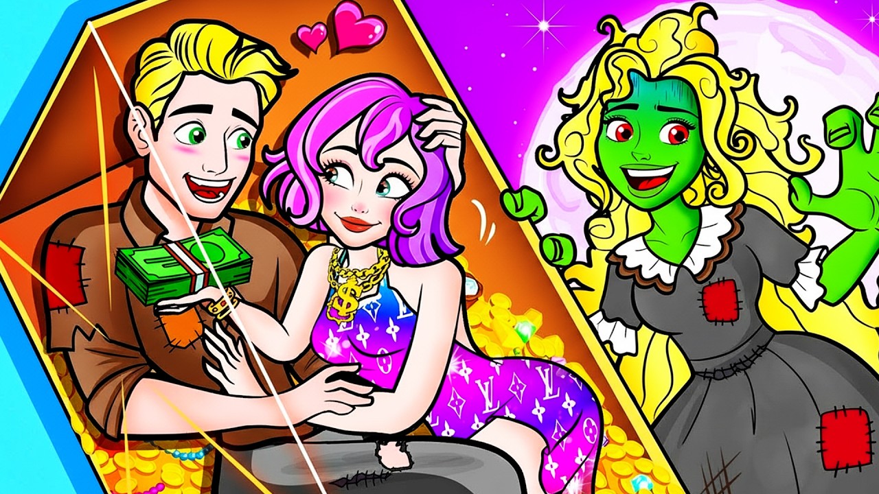💖Paper Dolls💖 Rapunzel Princess vs Green Girl! Prince Choose Rich Or Poor Girl? - Rapunzel Family
