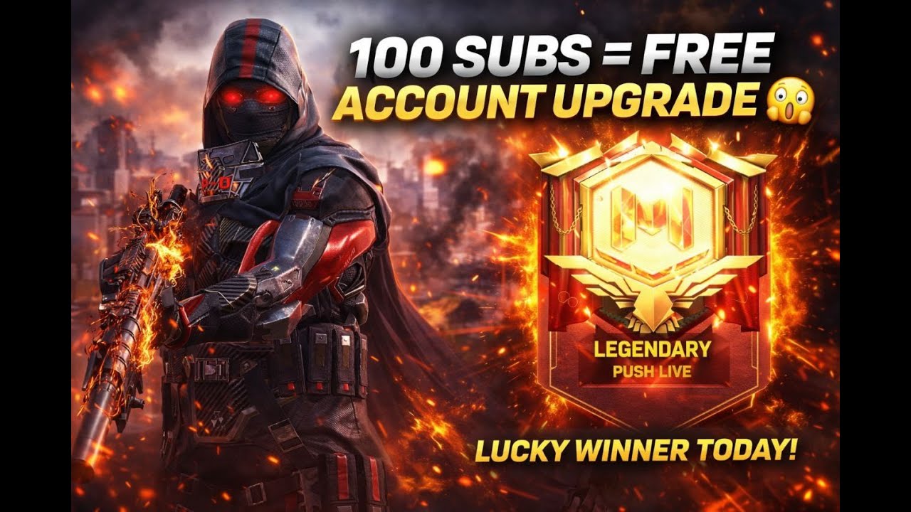 🔴[LIVE] UPGRADING SUBSCRIBER'S ACCOUNT AT 100 SUBS | MP RANK PUSH w/@villaincodm1