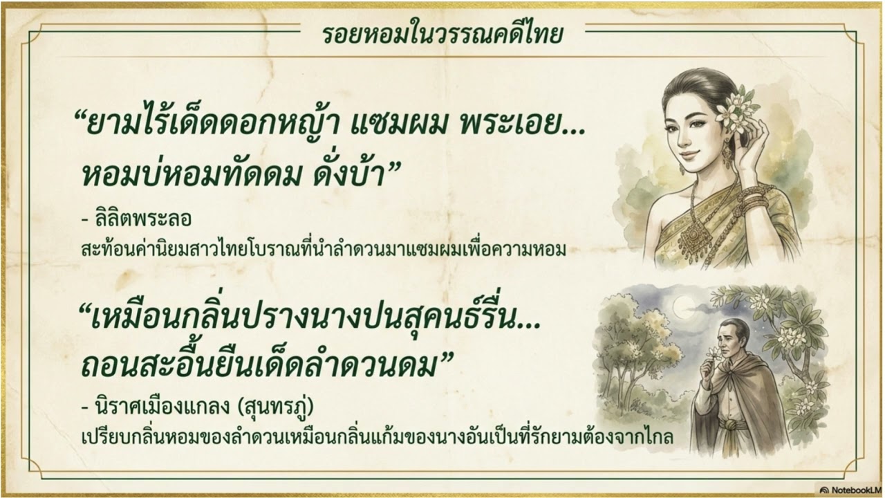 EP29 ยินดีที่ได้รู้จัก ต้นไม้ ต้นลำดวน มนตราแห่งดอกไม้ไทย