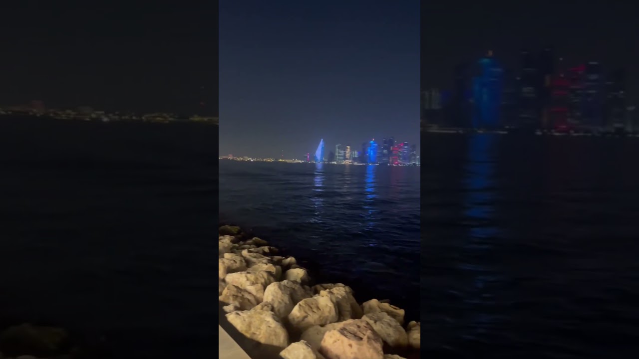 City Lights, Starry Nights 🌃 | Stunning Doha Night View&rdquo;#DohaNights #CityLights #StarryNights