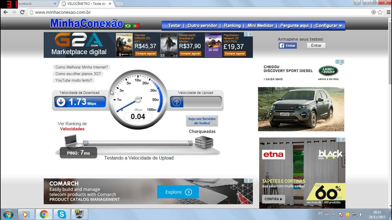 TESTE FBNET 1MB
