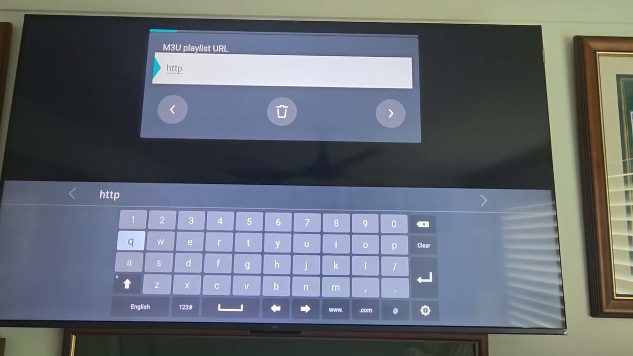 M3u IPTV installation