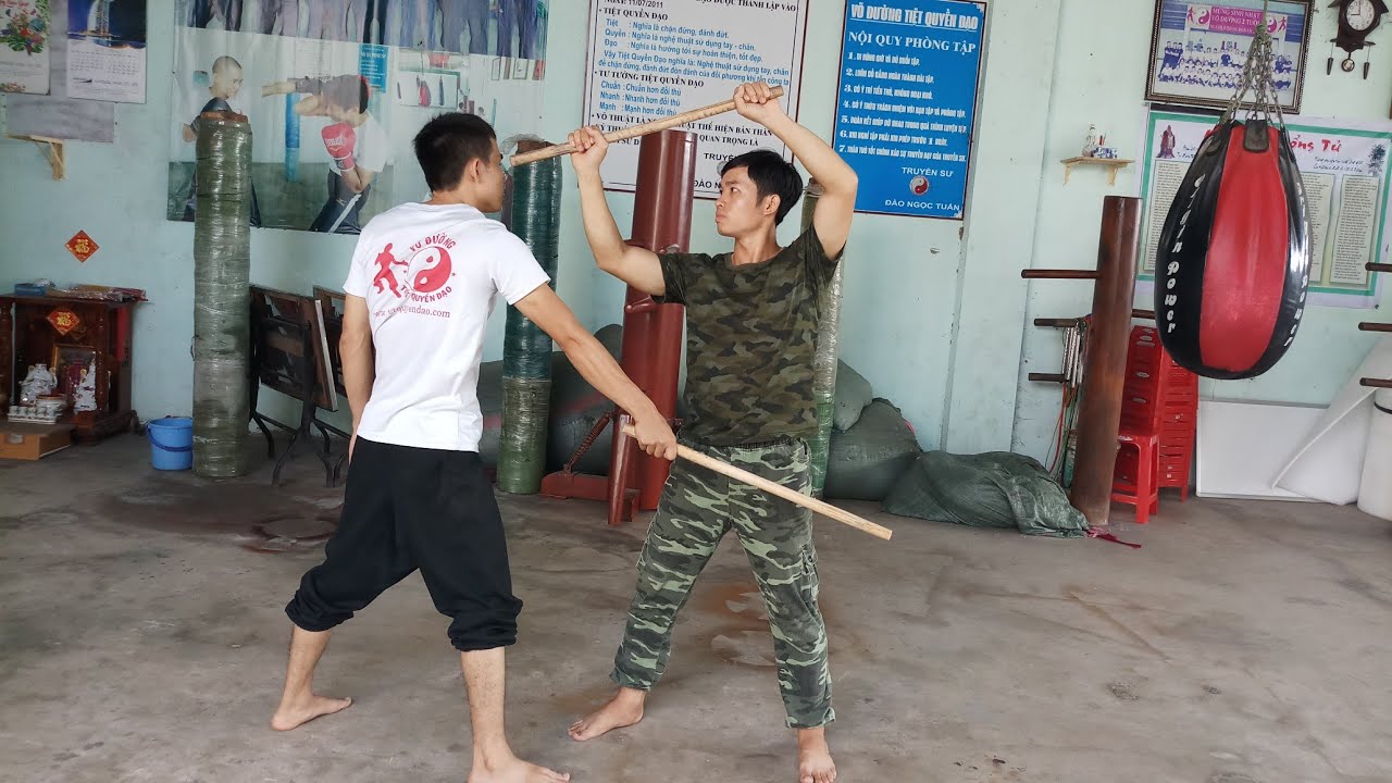 Tự Vệ võ gậy|kungfu Tiệt Quyền Đạo|