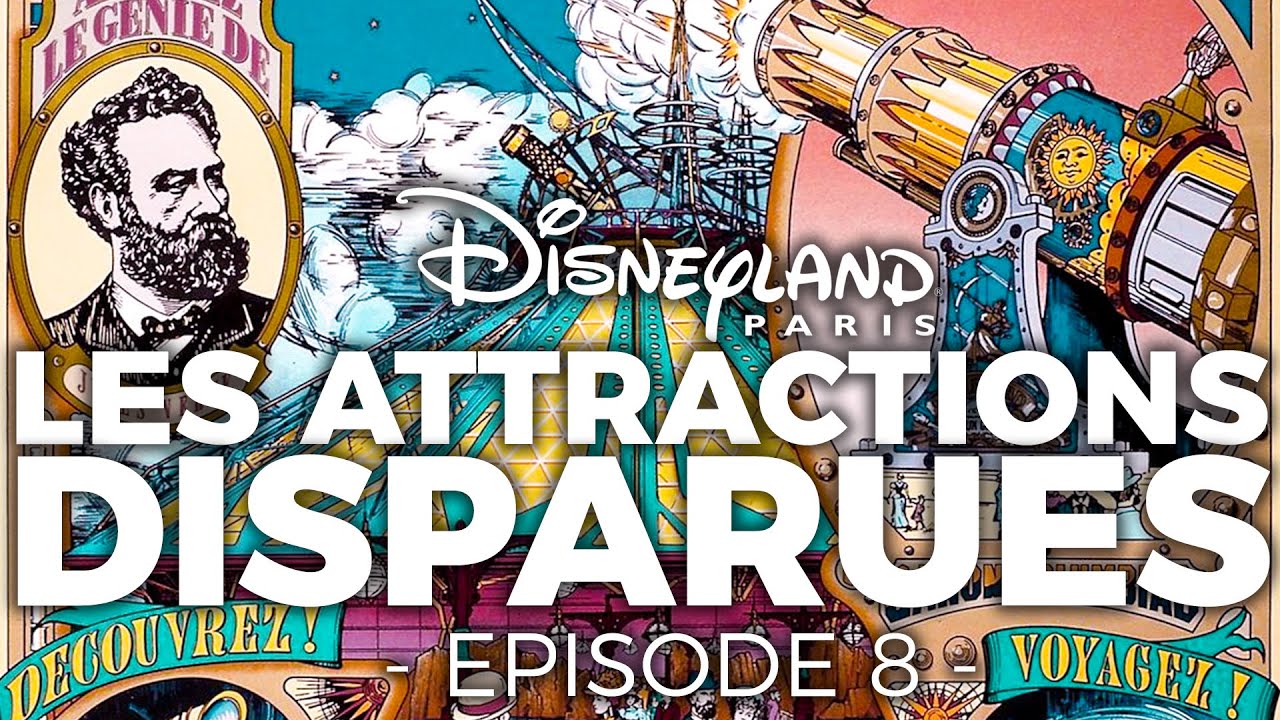 ATTRACTIONS DISPARUES DE DISNEYLAND PARIS : le très regretté SPACE MOUNTAIN DE LA TERRE A LA LUNE