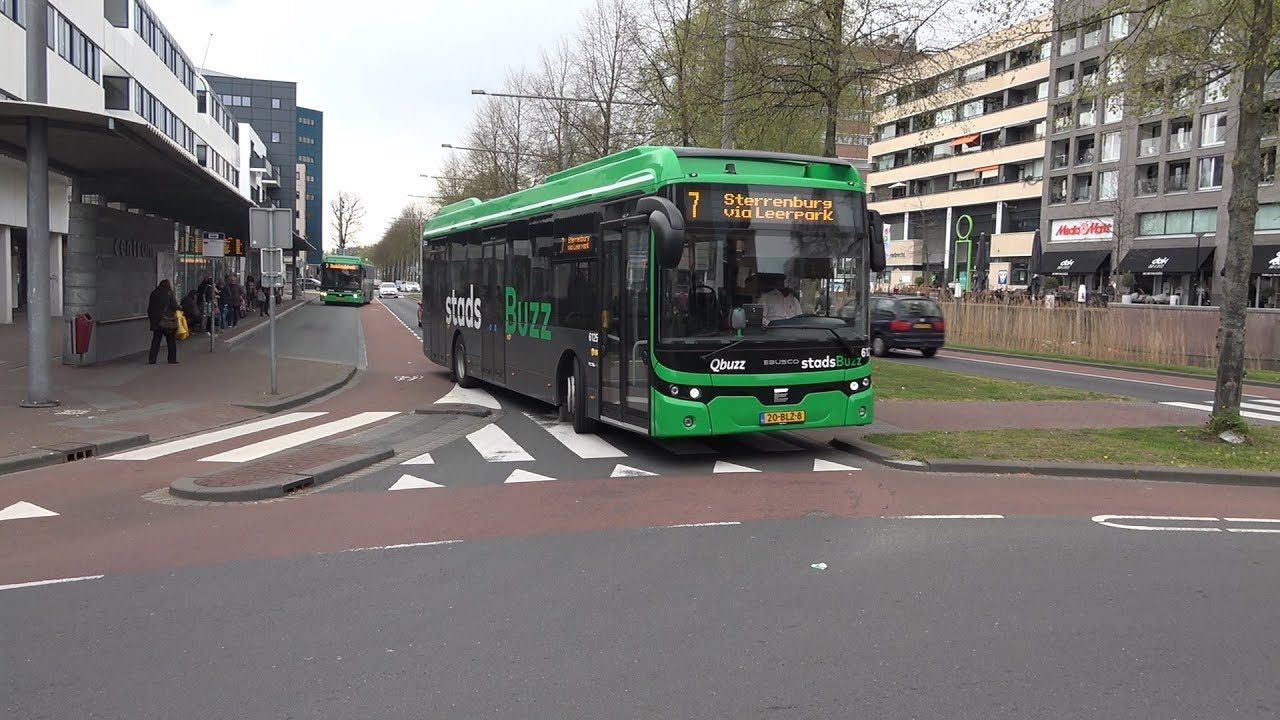Qbuzz EBUSCO 2.2 Elektrische stadsbussen in Dordrecht