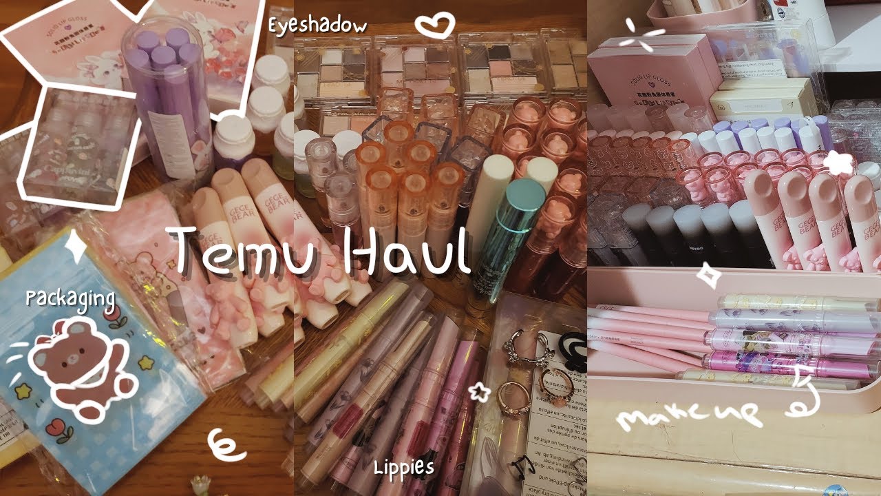 Temu Haul 🧸 || Large Haul (200$+), Makeup,  jewelry ft. Temu