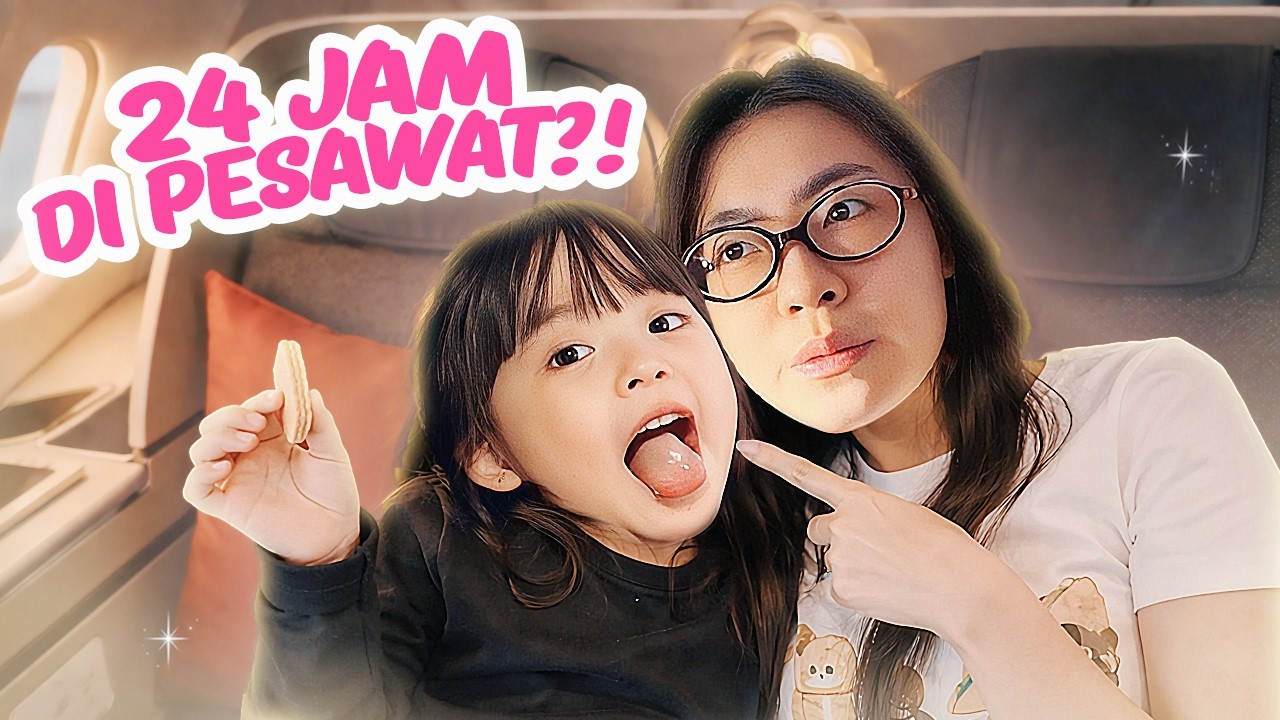 YUKA-CHAN HAMPIR 24 JAM DI DALAM PESAWAT! | a day in our life