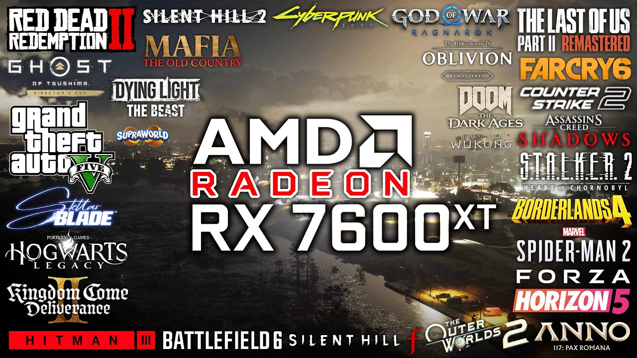 RX 7600 XT in 2025 - Test in 30 Games