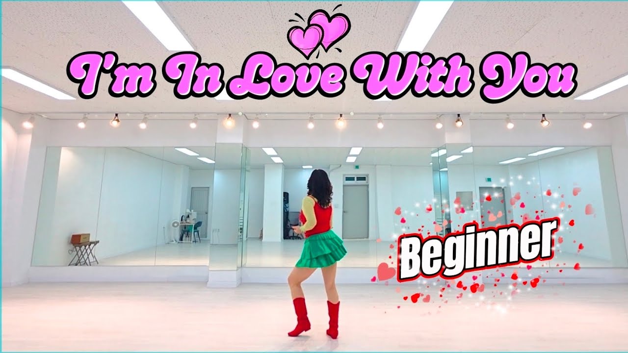 [초급] I'm In Love With You Linedance | Beginner | 아임 인 러브 위드 유 라인댄스 | 초급수업으로 신나게 💃  강추 💕 | 안무 윤정혜