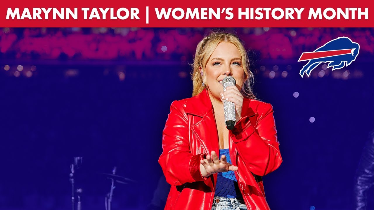 Country Music Star MaRynn Taylor Talks National Anthem & Bills Fandom! | Women's History Month