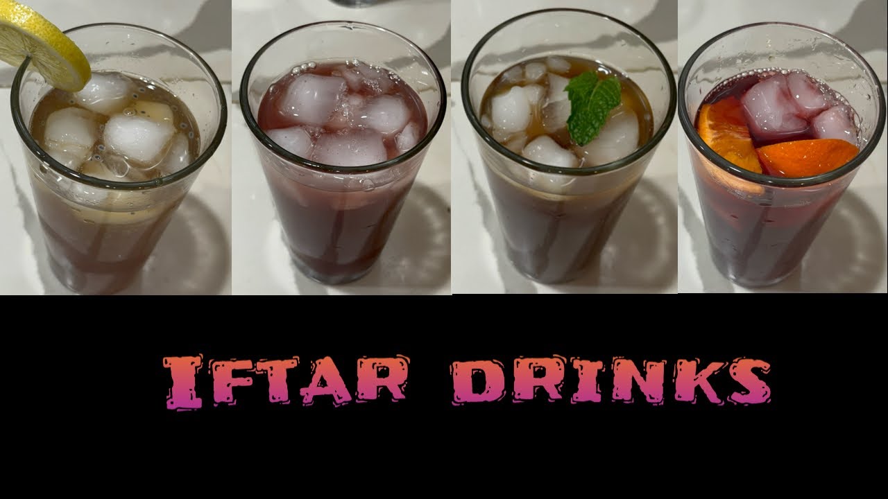 Iftar drinks | 4 varieties of sharbath | Nannari, Kokum, hibiscus, paanakam | Jazzy Aroma