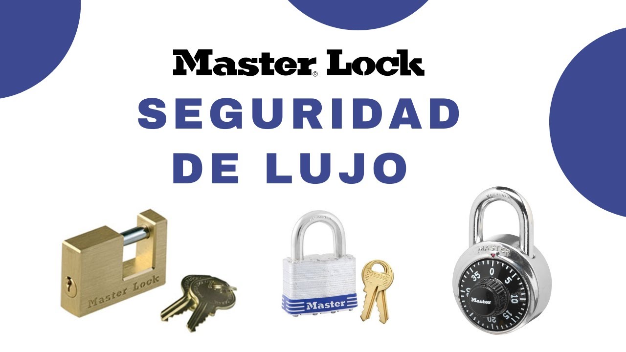 Master Lock - Candados innovadores 👨🏻‍🔬