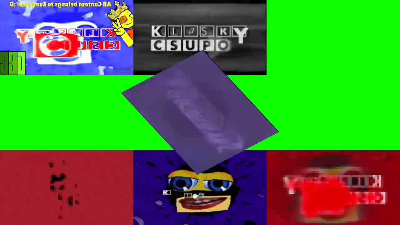Klasky Csupo has a Sparta Gamma Remix Ft  Klasky Csupo in Evil 8 bit In Green Screen (free to use)