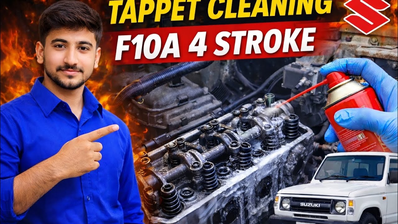 F10 Engine Tappet Clearance | Pehle Without Flywheel Phir Flywheel Ke Saath