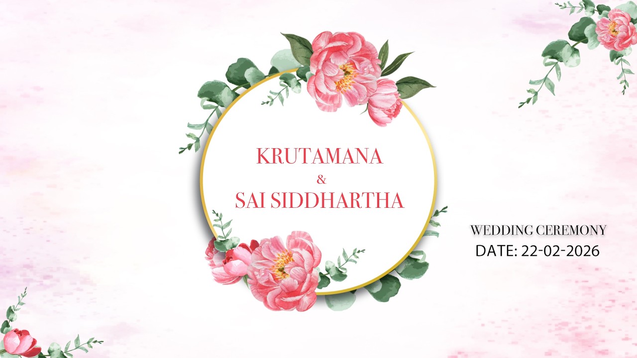 SRI UMA KRUTAMANA & VENKATA SAI SIDDHARTHA _ WEDDING CEREMONY