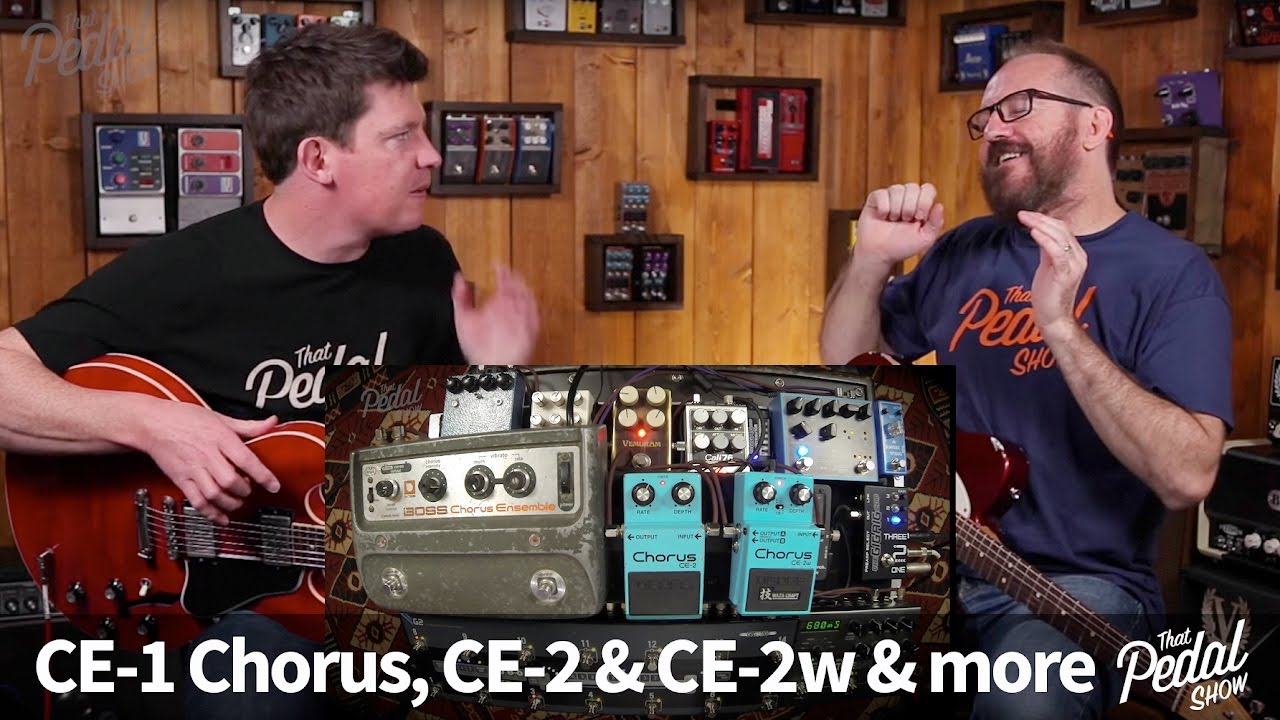 That Pedal Show &ndash; Boss CE-1, CE-2 & CE-2 Waza, Plus Four Other Great Chorus Pedals
