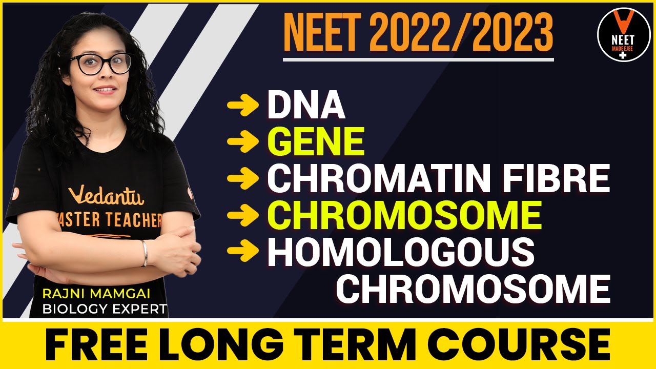 DNA, Gene, Chromatin Fibre, Chromosome & Homologous Chromosome | NEET 2022 | NEET Biology