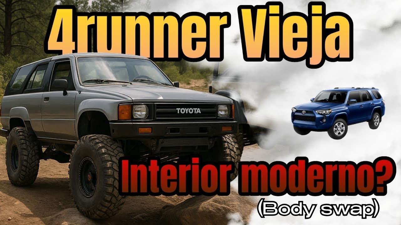 Tablero Moderno + Carrocería Clásica = 4Runner Única | 4runner swap Ep. 6