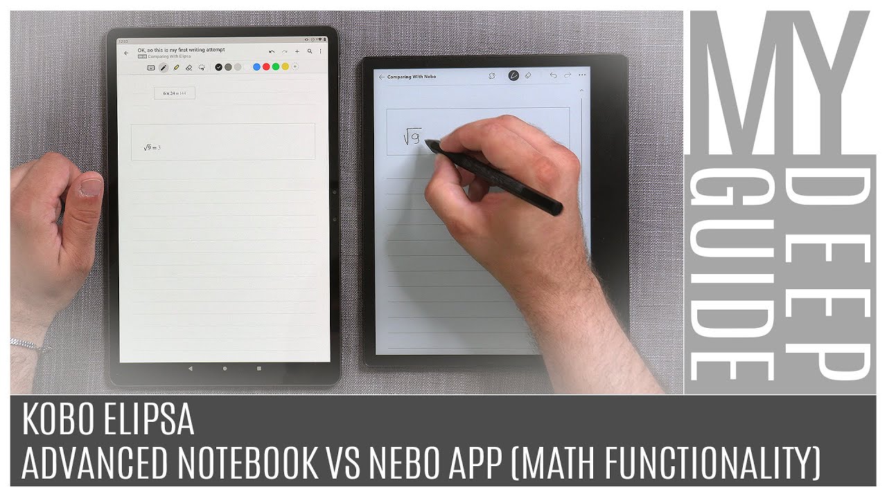 Kobo Elipsa: Advanced Notebook vs Nebo App (Math Functionality)