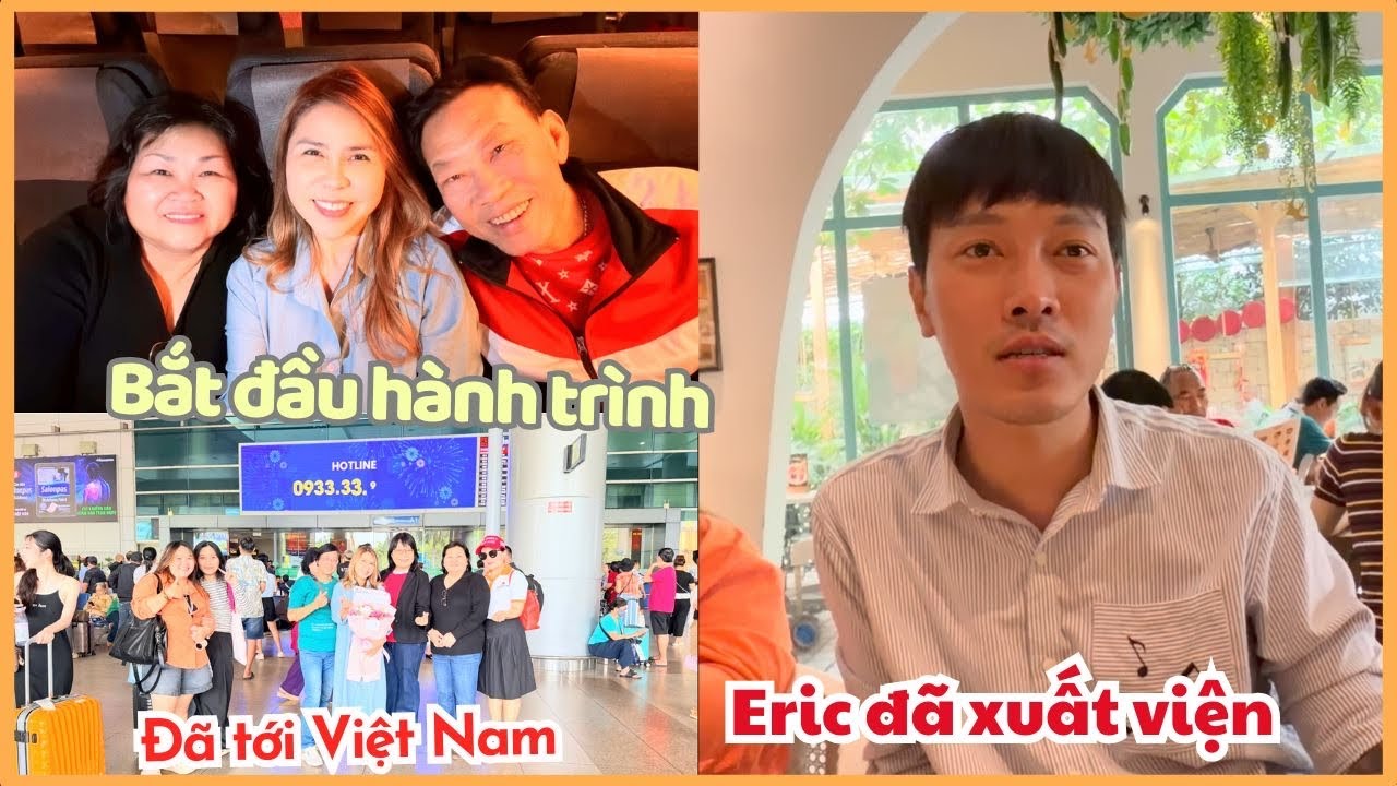 Bà 8 bị hành vật vã trong chuyến bay từ Mỹ về VN - Eric xuất hiện sau 1 trận bệnh tơi tả 