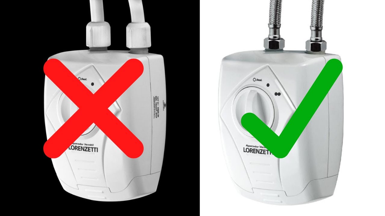 Como instalar aquecedor lorenzetti.. VEJA ISSO!! Desse jeito nunca vai estragar