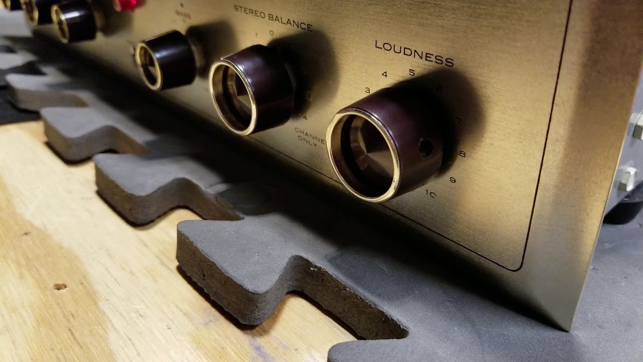 H.H. Scott 222B Part 2: Measurements - Power Output vs. Total Harmonic Distortion