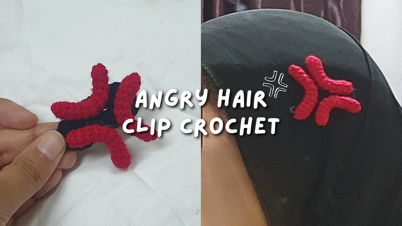 💢 viral angry/bad mood clip 💢 crochet step by step tutorial for beginners