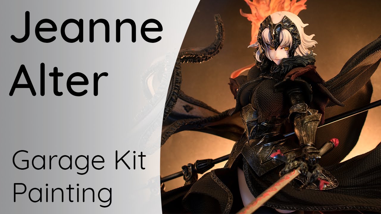 I Tried Painting a Figure of Jeanne d'Arc Alter from Fate/Grand Order