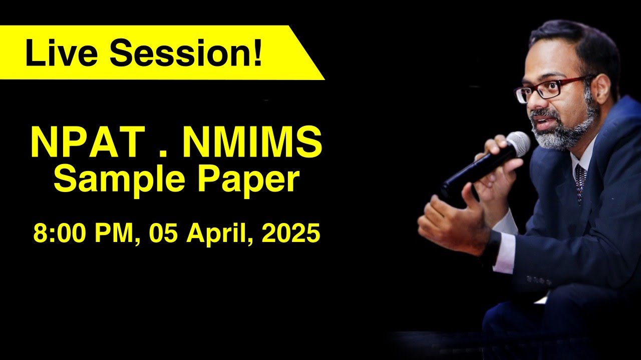 NPAT (NMIMS) 2025 Sample Paper