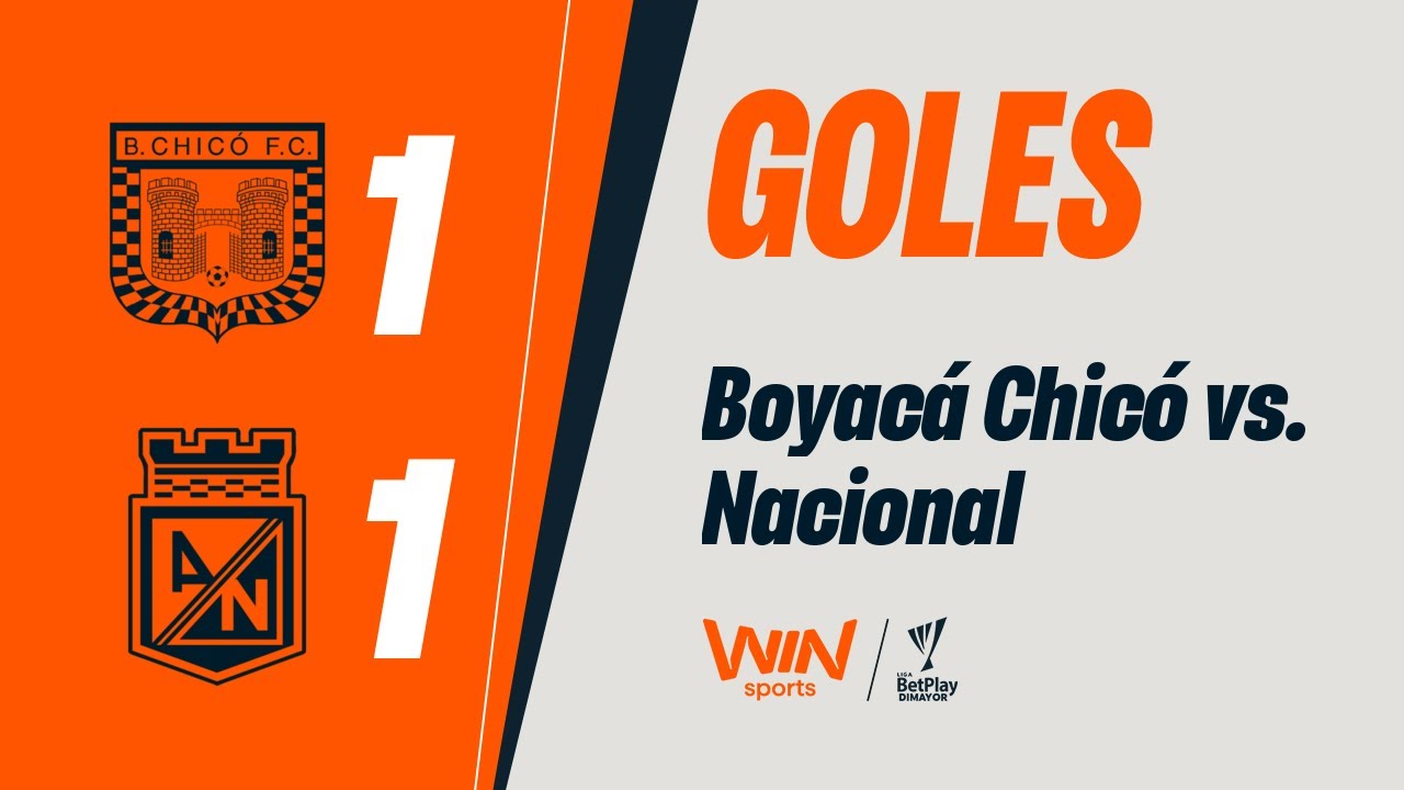 Boyac&aacute; Chic&oacute; vs. Nacional (goles) | Liga BetPlay Dimayor 2025-2 | Fecha 14