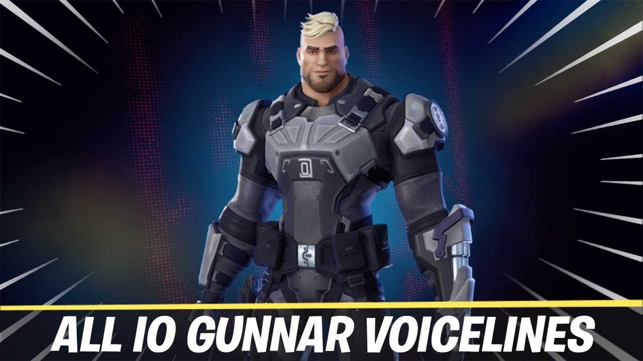 All IO Gunnar Voicelines in Fortnite Chapter 3 Season 1 - Fortnite Bosses Voicelines