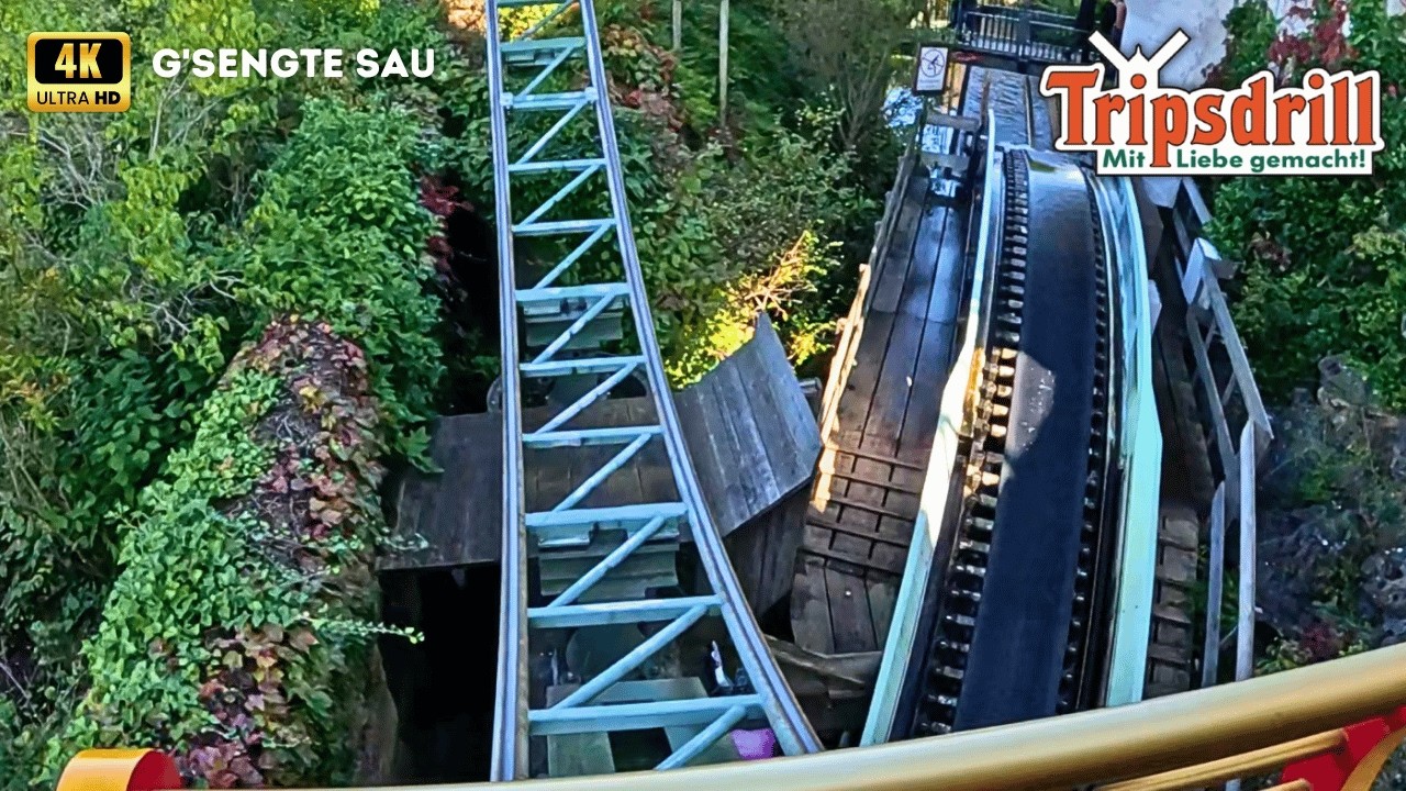 G'sengte Sau 4K On-Ride POV - Erlebnispark Tripsdrill