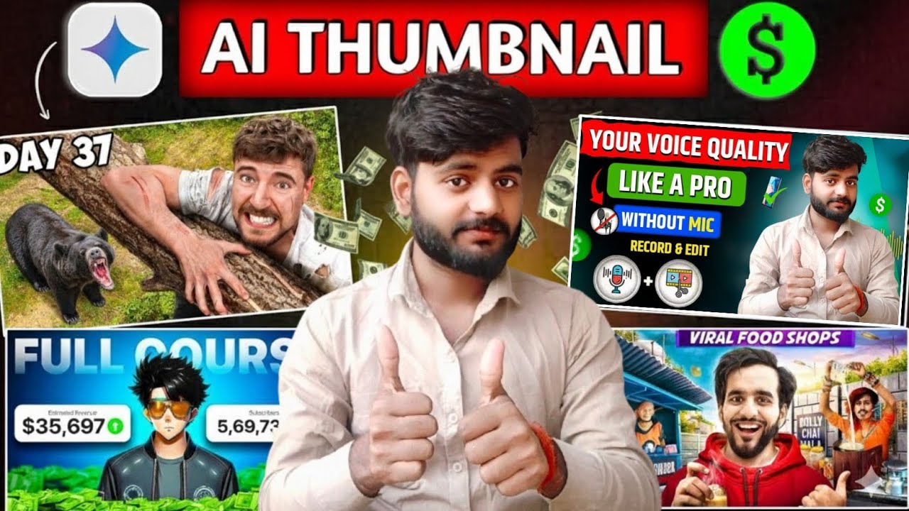 AI Thumbnail Kaise Banaen || How To Make AI Thumbnail for Youtube Videos || Thumbnail Kaise Banaen