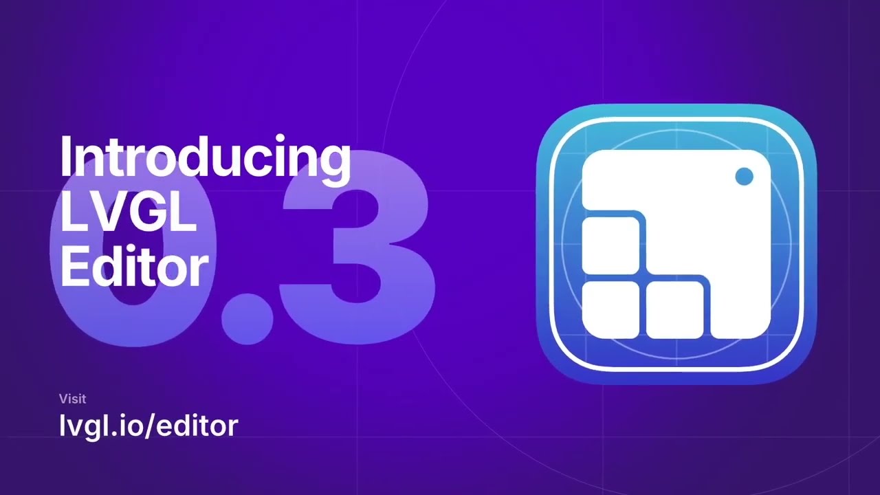 LVGL Editor v0.3 - UI Testing,  Translation, Data bindings, and more
